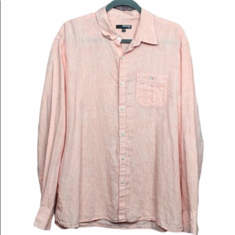 Murano Linen Button Down Shirt